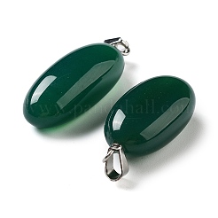 Pendentifs teints en agate naturelle&nbsp;G-Q016-03B