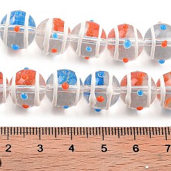 Vetro con fili di perle smaltate&nbsp;GLAA-M047-01E