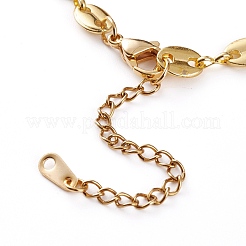 Pulseras de cadena de granos de café de latón&nbsp;BJEW-JB05859