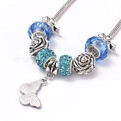 Bracelets européens en laiton&nbsp;BJEW-JB05142