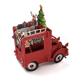 3D Pop-up-Grußkarte aus Papier&nbsp;AJEW-P124-F02