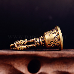 Mini campanas de altar de latón para suministros de altar wiccan de brujería&nbsp;PW-WG709FB-01