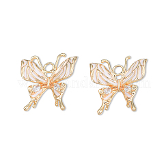 Pendentifs en zircone cubique clair en laiton&nbsp;KK-N232-479