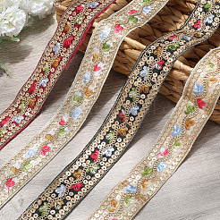 Ruban à paillettes en polyester brodé&nbsp;OCOR-WH20003-39B