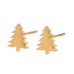 Boucles d'oreilles à tige en acier inoxydable 304&nbsp;X-EJEW-I321-01G-01