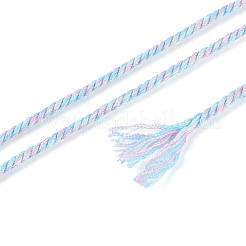 22 m di cordino in cotone macramè bicolore&nbsp;OCOR-T017-07F