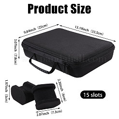 Aufbewahrungsboxen für Uhren aus EVA-Material mit einem Fach und Griffen&nbsp;CON-WH0089-228