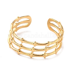 Anelli in acciaio inossidabile 304 placcati ioni (ip)&nbsp;RJEW-L102-12G