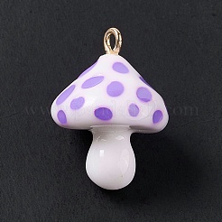 Pendentifs en résine opaque&nbsp;LS-RESI-G057-01B