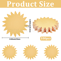 100 x DIY-Papierkarten mit Sonne&nbsp;AJEW-SP0004-68A-02