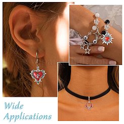 36pcs 9 styles de pendentifs en émail en alliage&nbsp;FIND-CJ0005-48