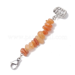 Decorazioni pendenti in lega di zucca di Halloween&nbsp;HJEW-JM02073