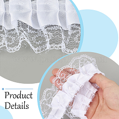 10 m de bordure en dentelle à franges en polyester&nbsp;OCOR-GF0006-12B