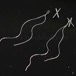 Boucles d'oreilles à pampilles en alliage et strass&nbsp;WG71275-01