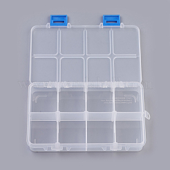 Organizer-Aufbewahrungsboxen aus Kunststoff&nbsp;CON-WH0026-01