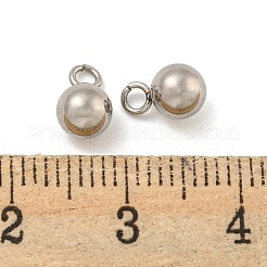 Anlaufgeschützte Charms aus Edelstahl 201&nbsp;STAS-O004-09C-P