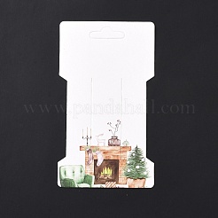 Cartes d'affichage de pince à cheveux en papier de Noël&nbsp;DIY-B061-06B-04