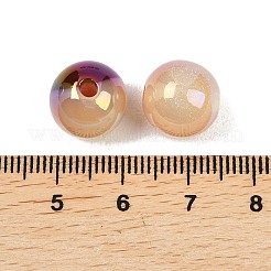 Zweifarbige undurchsichtige Acrylperlen&nbsp;OACR-B051-02A