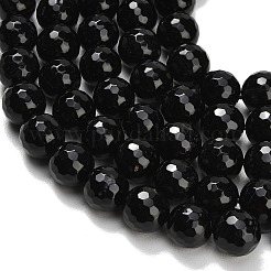 Brins de perles d'onyx noir naturel&nbsp;G-C280-B01-12mm