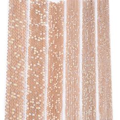 Chapelets de perles en verre transparente  &nbsp;LS-EGLA-A044-T1mm-MB20