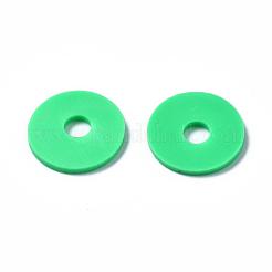 Perle piatte tonde polimero a mano di argilla&nbsp;CLAY-R067-12mm-06