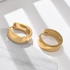 Orecchini a cerchio in acciaio inossidabile 304&nbsp;EJEW-M079-03G-02