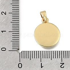 Ciondoli smaltato in ottone&nbsp;KK-C263-30D-G