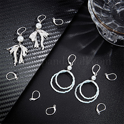 Accessoires dormeuses d'oreilles en laiton&nbsp;KK-CN0003-07B-S