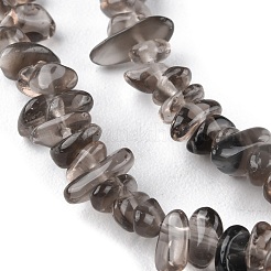 Natürliche Eis Obsidian Perlen Stränge&nbsp;G-G0003-B03