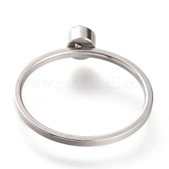 Fingerringe aus Edelstahl 304&nbsp;RJEW-B0005-7-02P