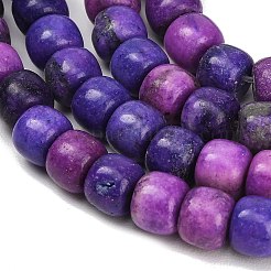Teñidos naturales blancas abalorios de jade hebras&nbsp;GG-CBAA20A-01B-01