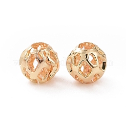 Perles creuses en laiton &nbsp;KK-E046-04B-G