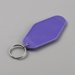 Portachiavi in plastica vuota per motel&nbsp;KEYC-WH0034-29E