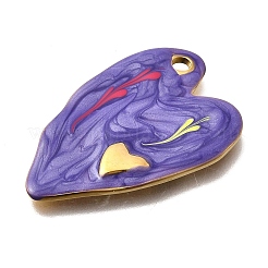 Pendentifs en acier inoxydable 304 émaillés&nbsp;STAS-Z163-23G-01