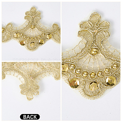 Ruban de dentelle à fleurs en polyester de 3 mètre&nbsp;OCOR-WH20001-20C