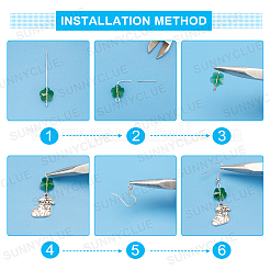 162 x DIY-Set zur Herstellung von Ohrringen mit Weihnachtsmotiven.&nbsp;DIY-SC0015-42