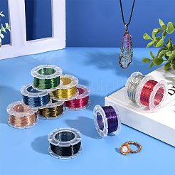 10 Rolle runder Kupferdraht in 10 Farben&nbsp;CWIR-PH0002-04