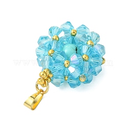 Pendentifs en verre&nbsp;PALLOY-MZ01346-03