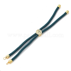 Fabrication de bracelet en corde de coton&nbsp;KK-F758-03M-G