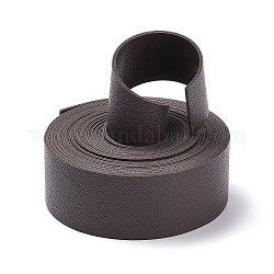 Кожаный шнур gorgecraft, плоский, кокосового коричневый, 3x0.18 см, 3 м / рулон