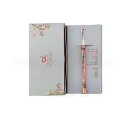 Zinc Alloy Handle Steel Seam Rippers, Sewing Tools, Red Copper, 130x70x20mm, Rippers: 120mm