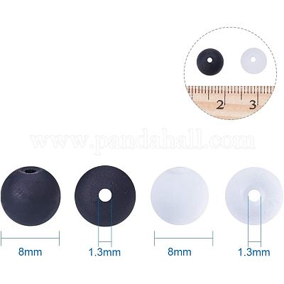 Perle di vetro trasparente&nbsp;GLAA-NB0001-01-1