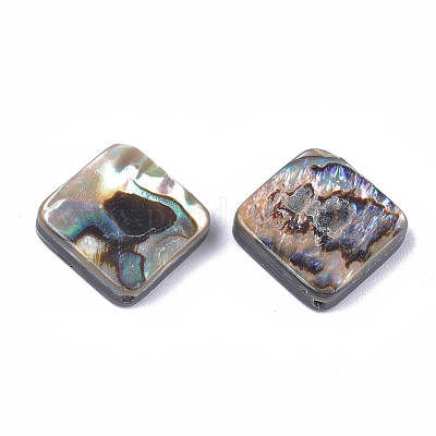 Abalone shell / paua shell beads&nbsp;SSHEL-T008-15-1