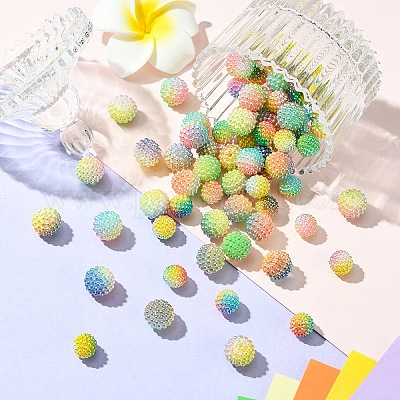 Nachahmung Perlenacrylperlen&nbsp;OACR-YW0002-04A-02-1