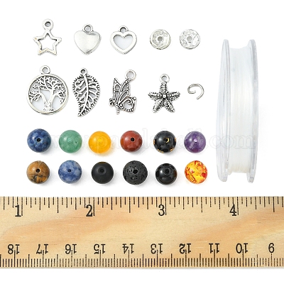 Wholesale DIY Chakra Stretch Bracelet Making Kits 