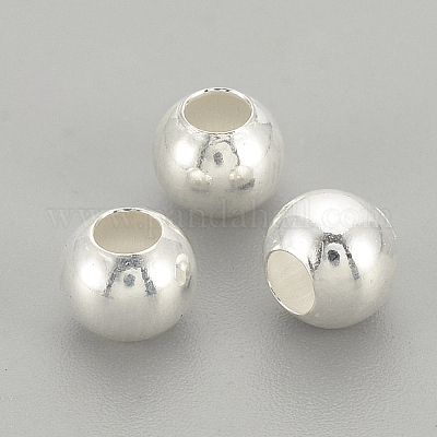 925 Sterling Silber Perlen&nbsp;STER-S002-12-4mm-1