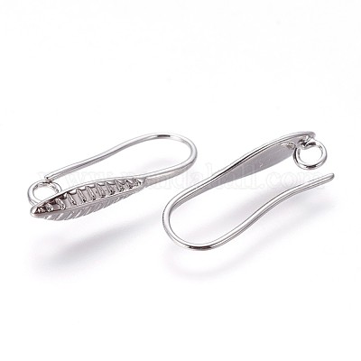 Ganci di orecchini in ottone&nbsp;KK-L177-26P-1