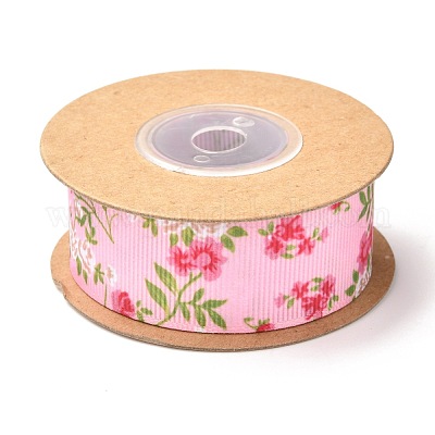 Wholesale polyester stripe ribbon for flower bouquet packing