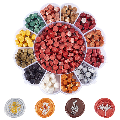 Sealing Wax - Octagon Sealing Wax Beads (22 Colors)