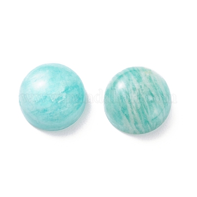 Gewölbte/halbrunde natürliche Amazonit-Cabochons&nbsp;G-O146-02D-1